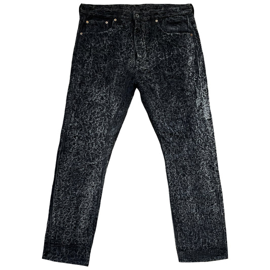 Boro Sashiko Distressed 501 Jeans - W36"