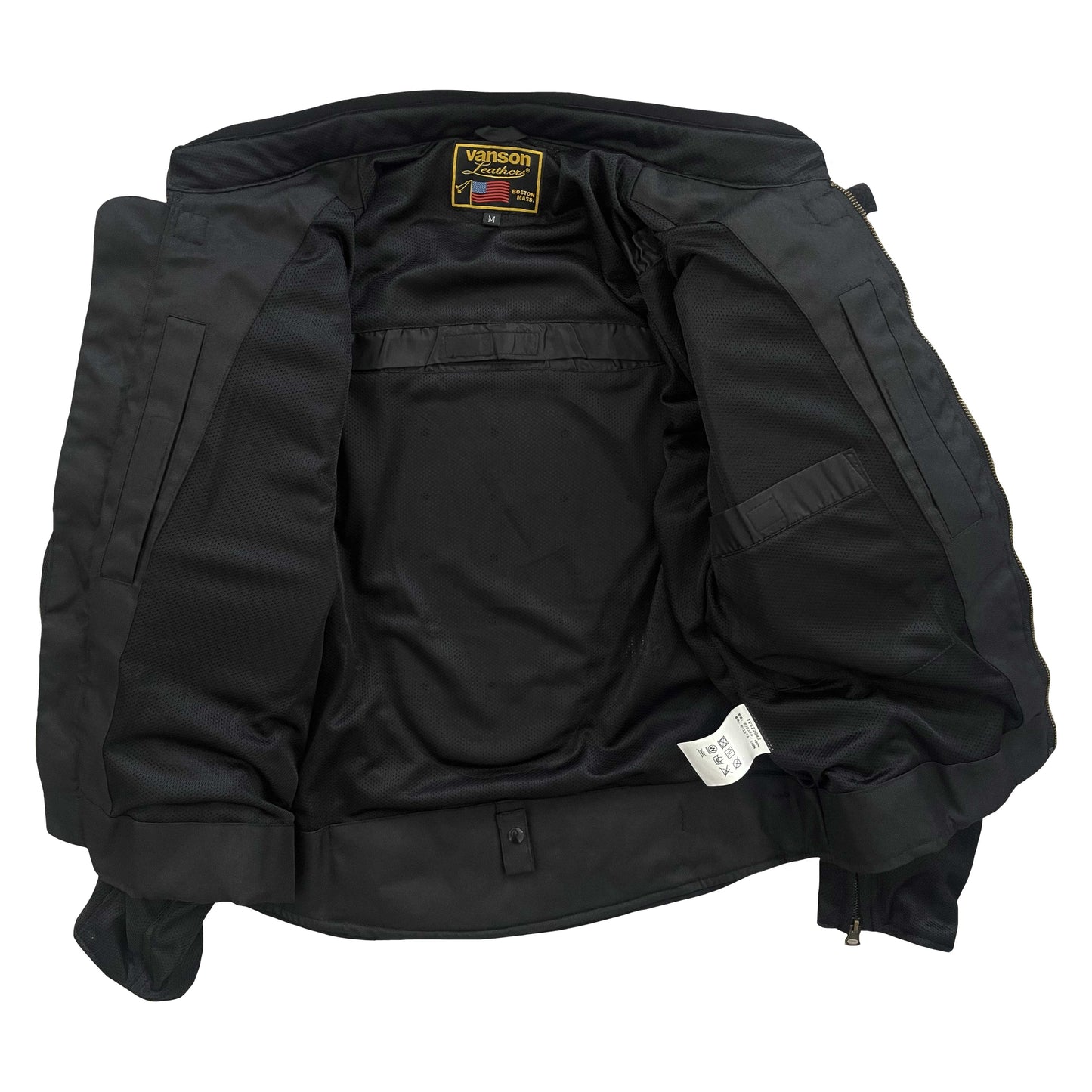 Vanson Leathers 'Trooper' Motorcycle Mesh Racer Jacket