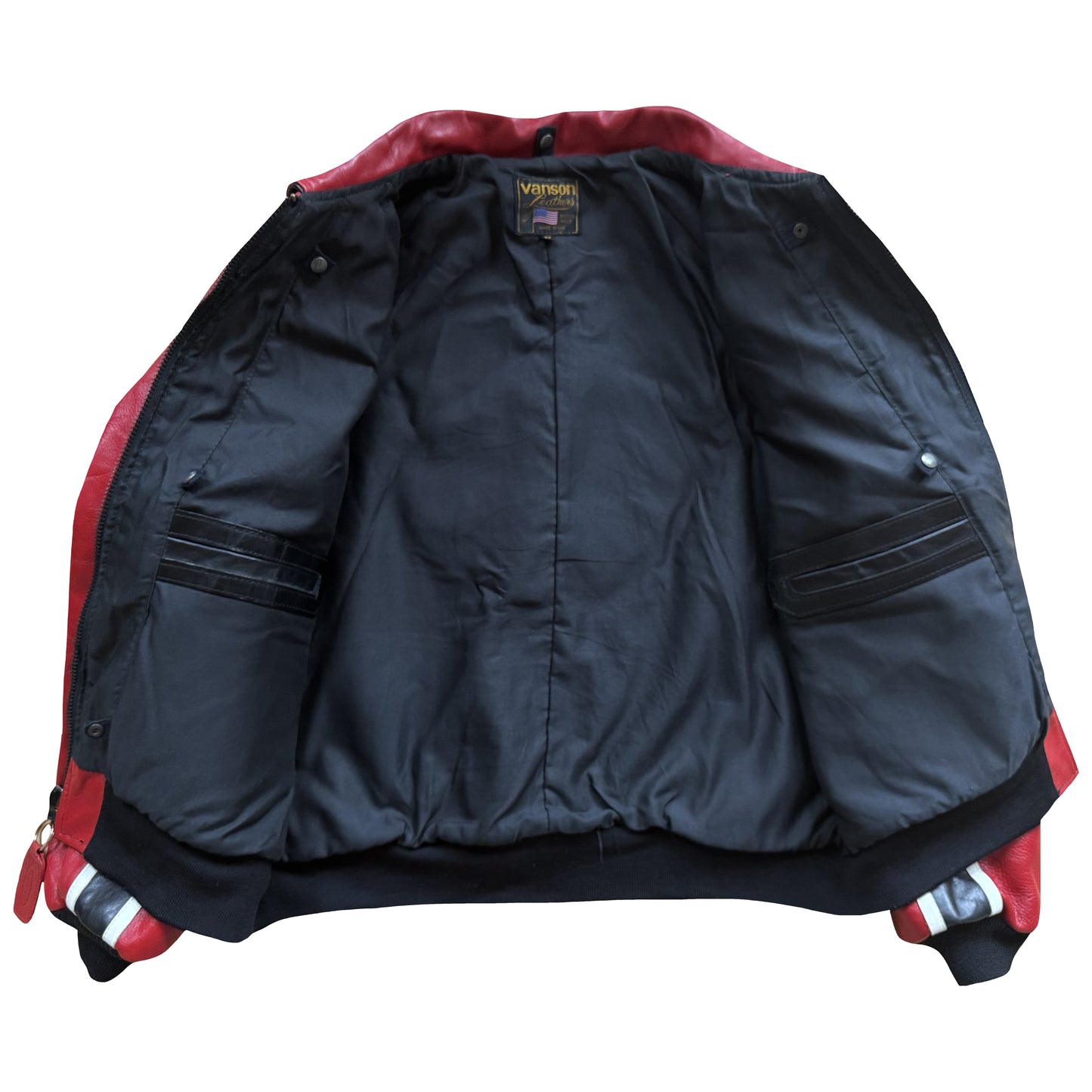 Vanson Leathers Race Team Leather Jacket - XXL