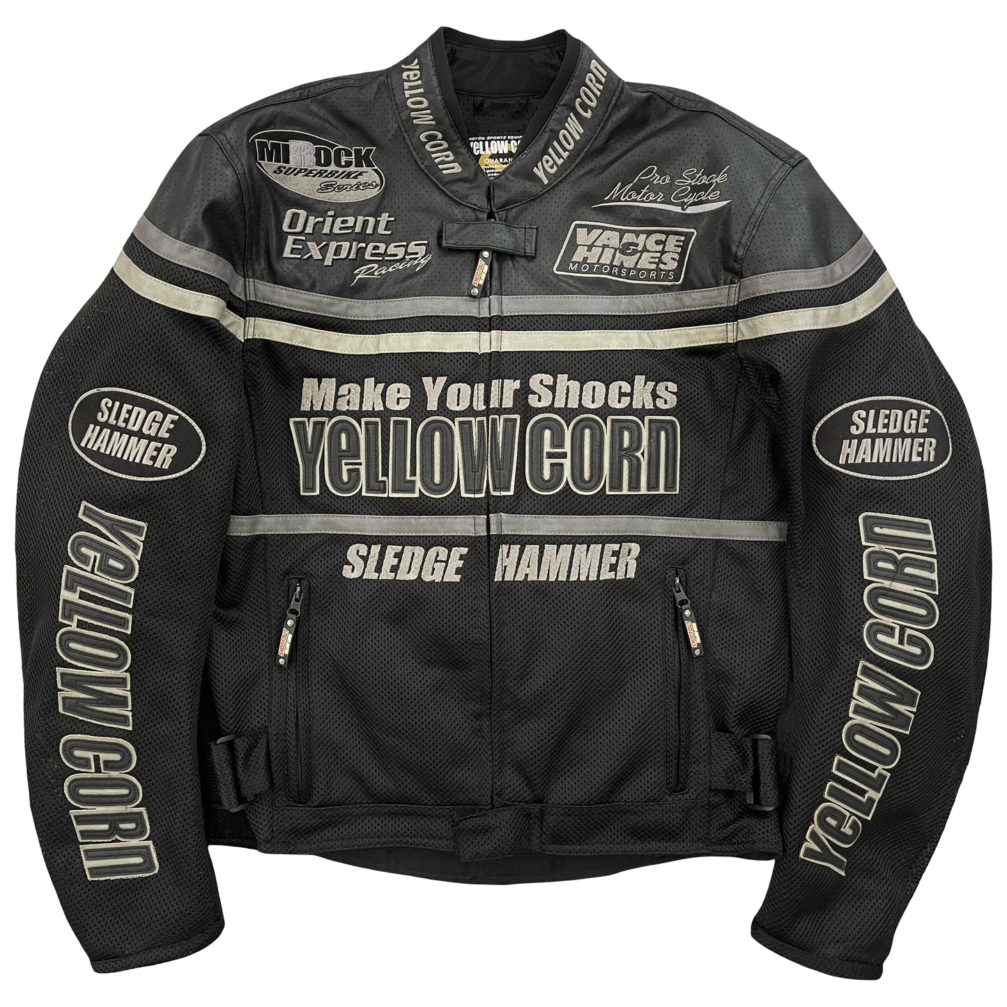 Yellow Corn Motorcycle Racer Jacket