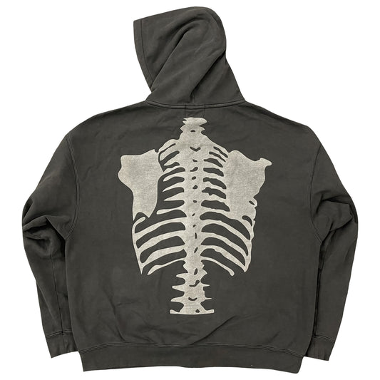 Vanson Leathers Distressed Skeleton Hoodie - XL
