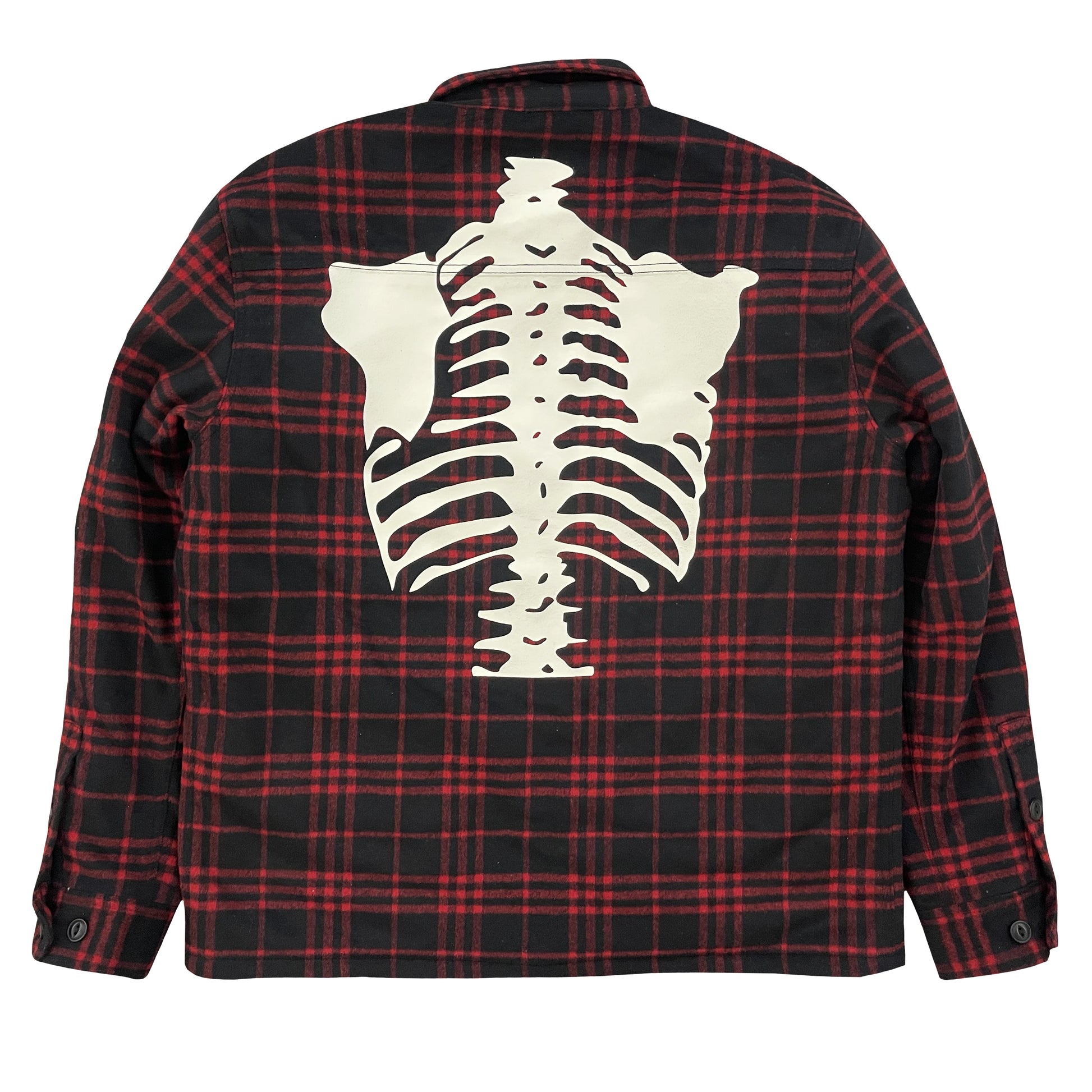 Vanson Leathers Skeleton Check Overshirt Jacket