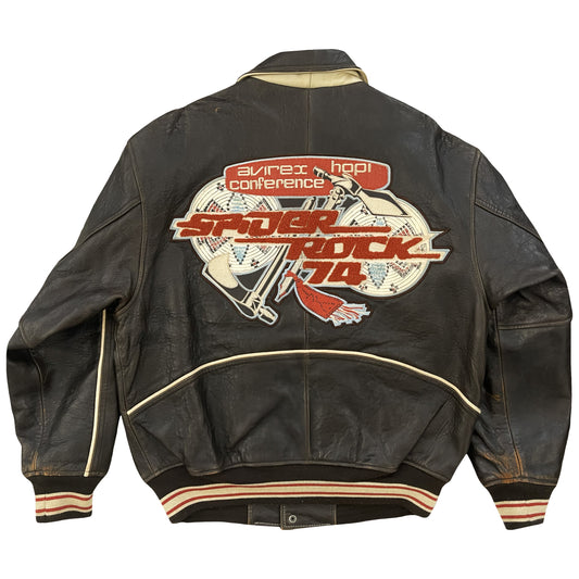 Avirex Leather Varsity Jacket