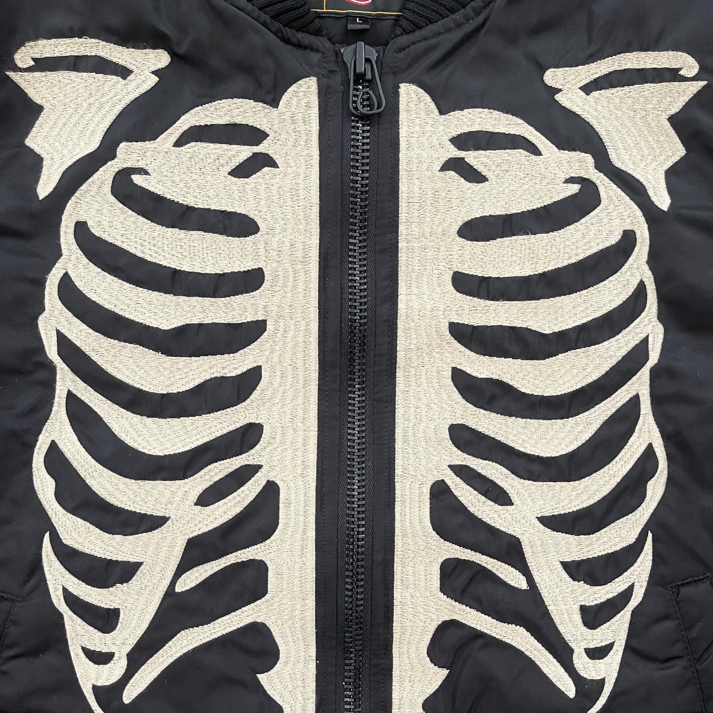 Vanson Leathers Skeleton Bomber Jacket