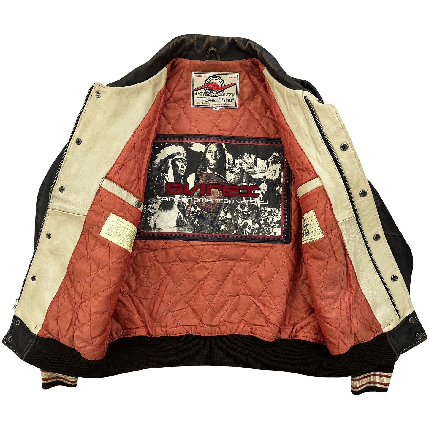 Avirex Leather Varsity Jacket