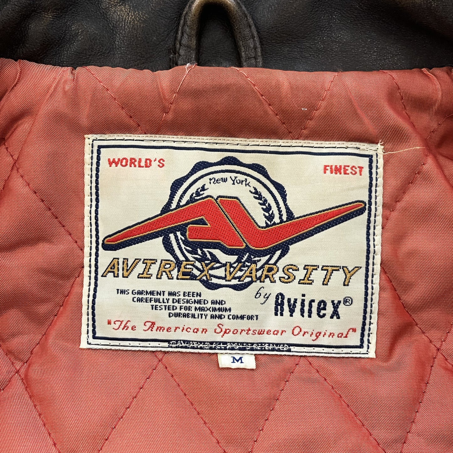 Avirex Leather Varsity Jacket