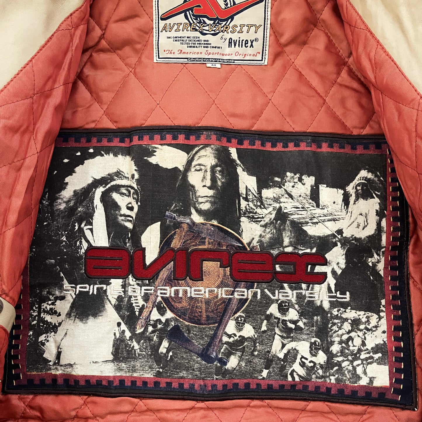 Avirex Leather Varsity Jacket