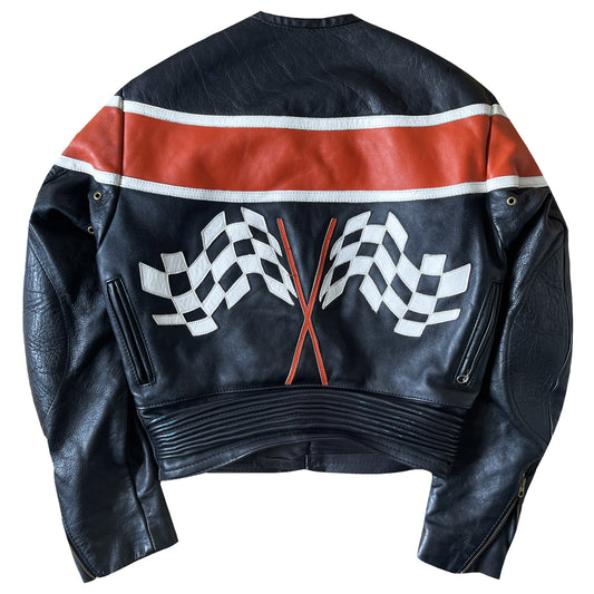 Vanson Leathers Motorcycle Racer Jacket - S