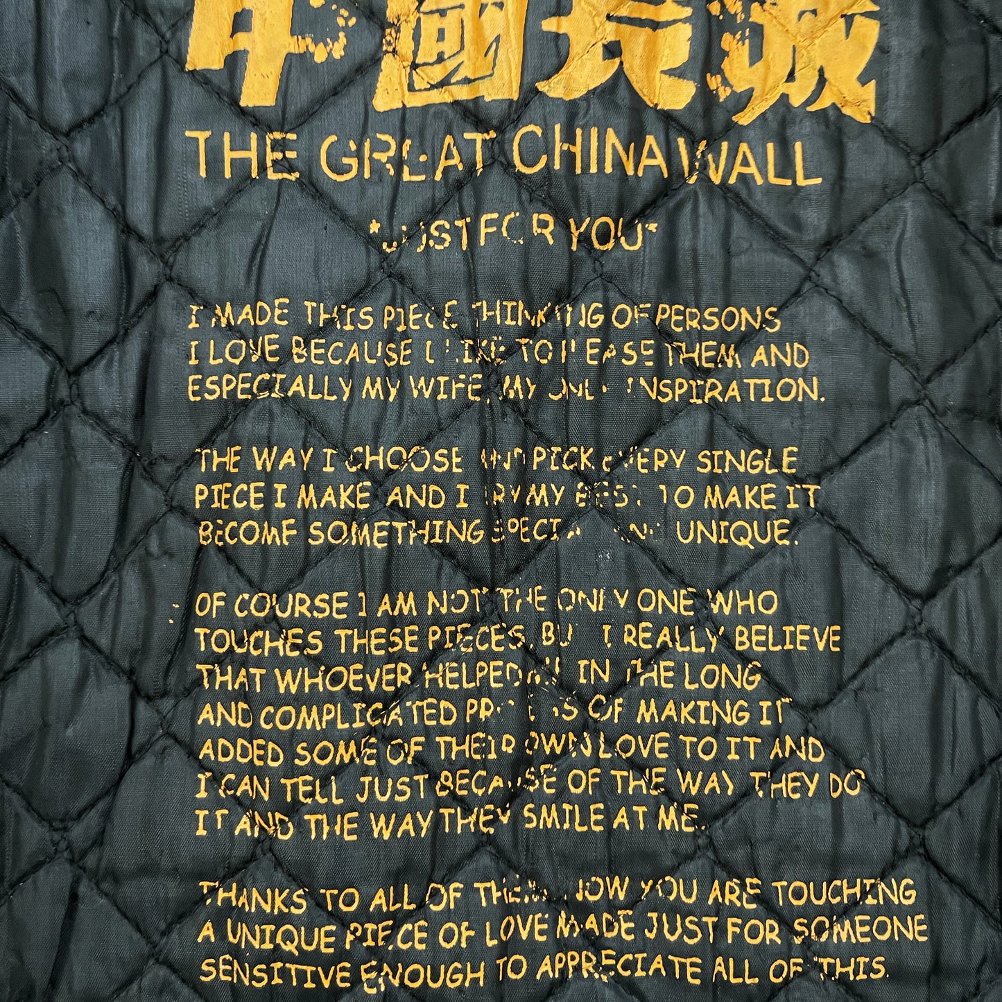 The Great China Wall 'Motor City' Leather Biker Jacket