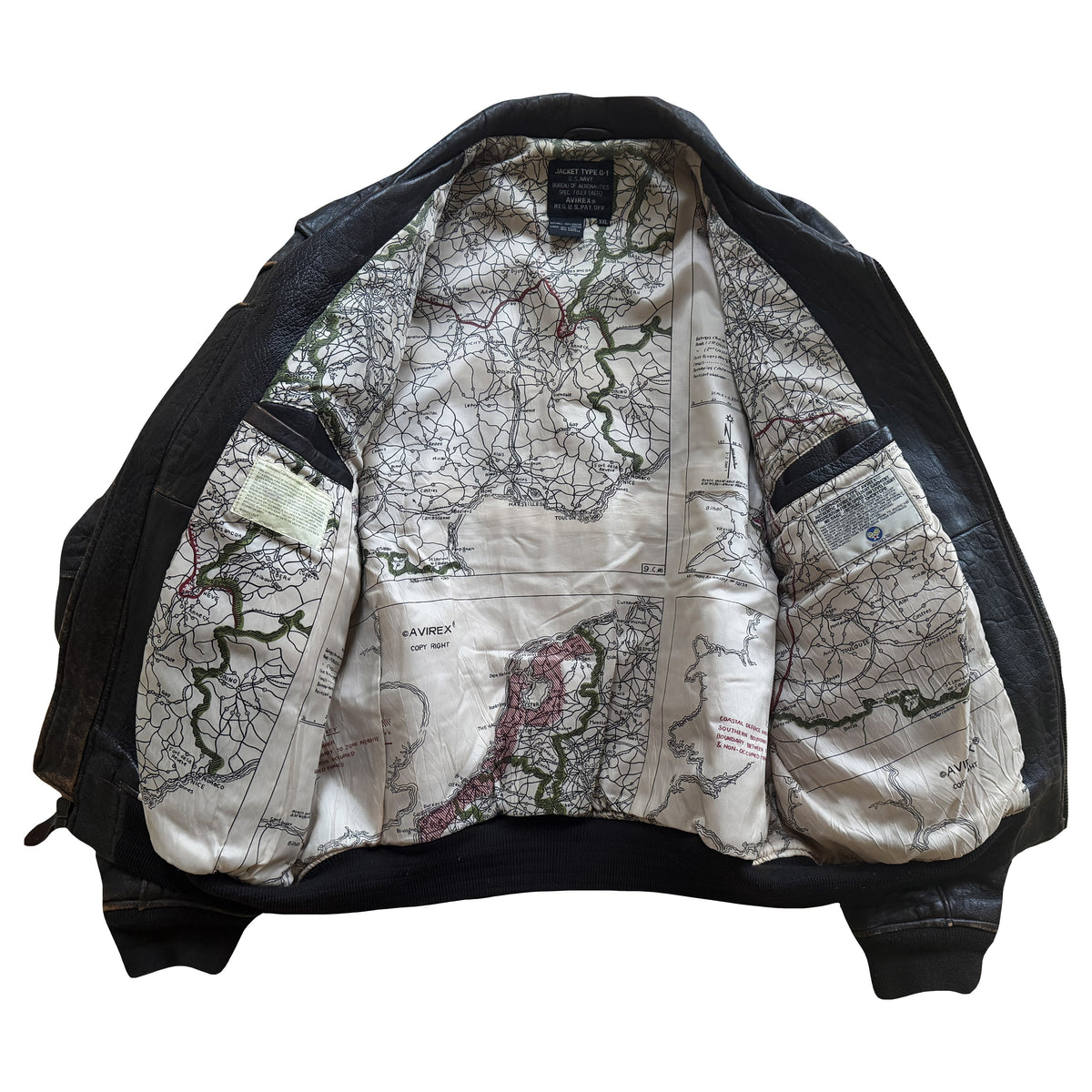 Avirex 1993 Top Gun G-1 Flight Jacket - XXL