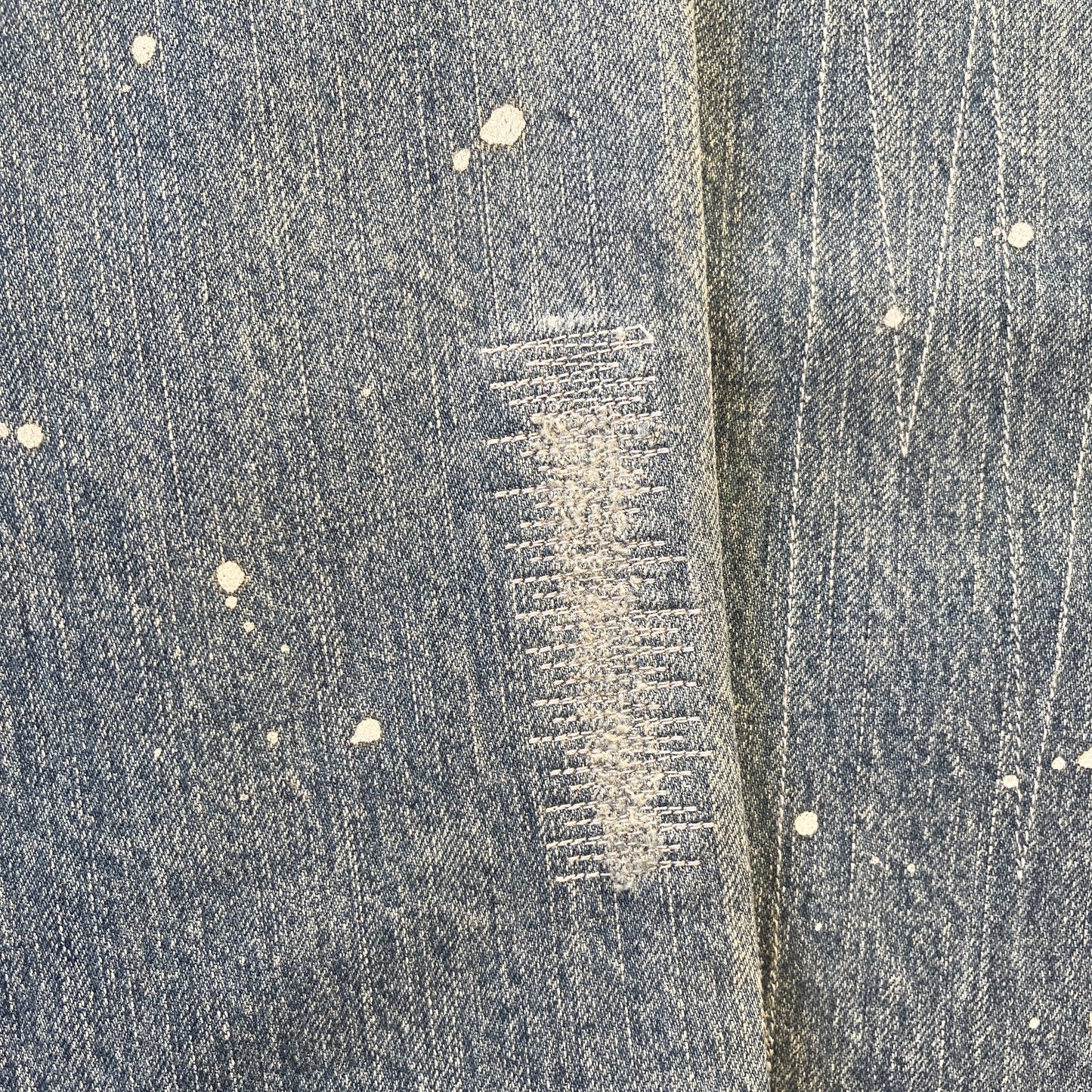 Avirex Type Blue Distressed Boro Jeans - W32"