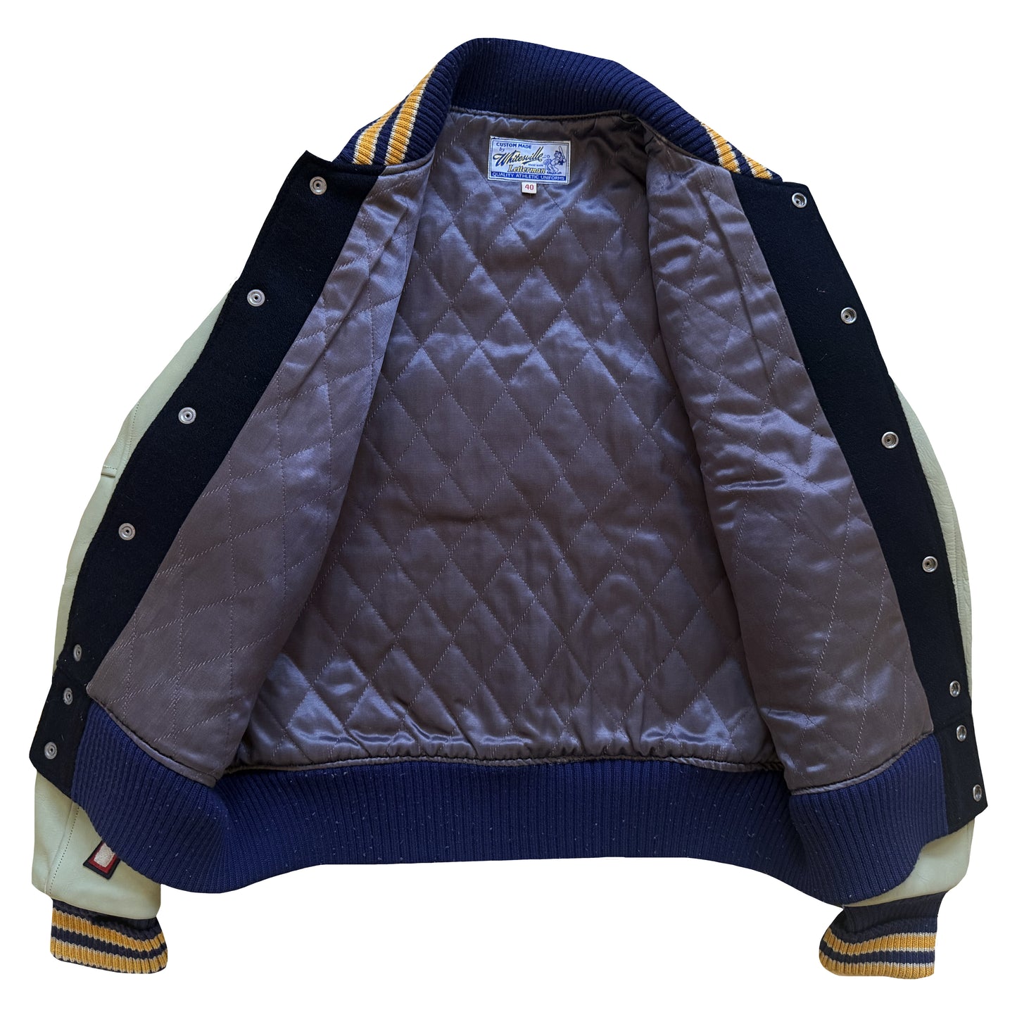 Whitesville 'Tokyo Surf Shop' Varsity Jacket - L
