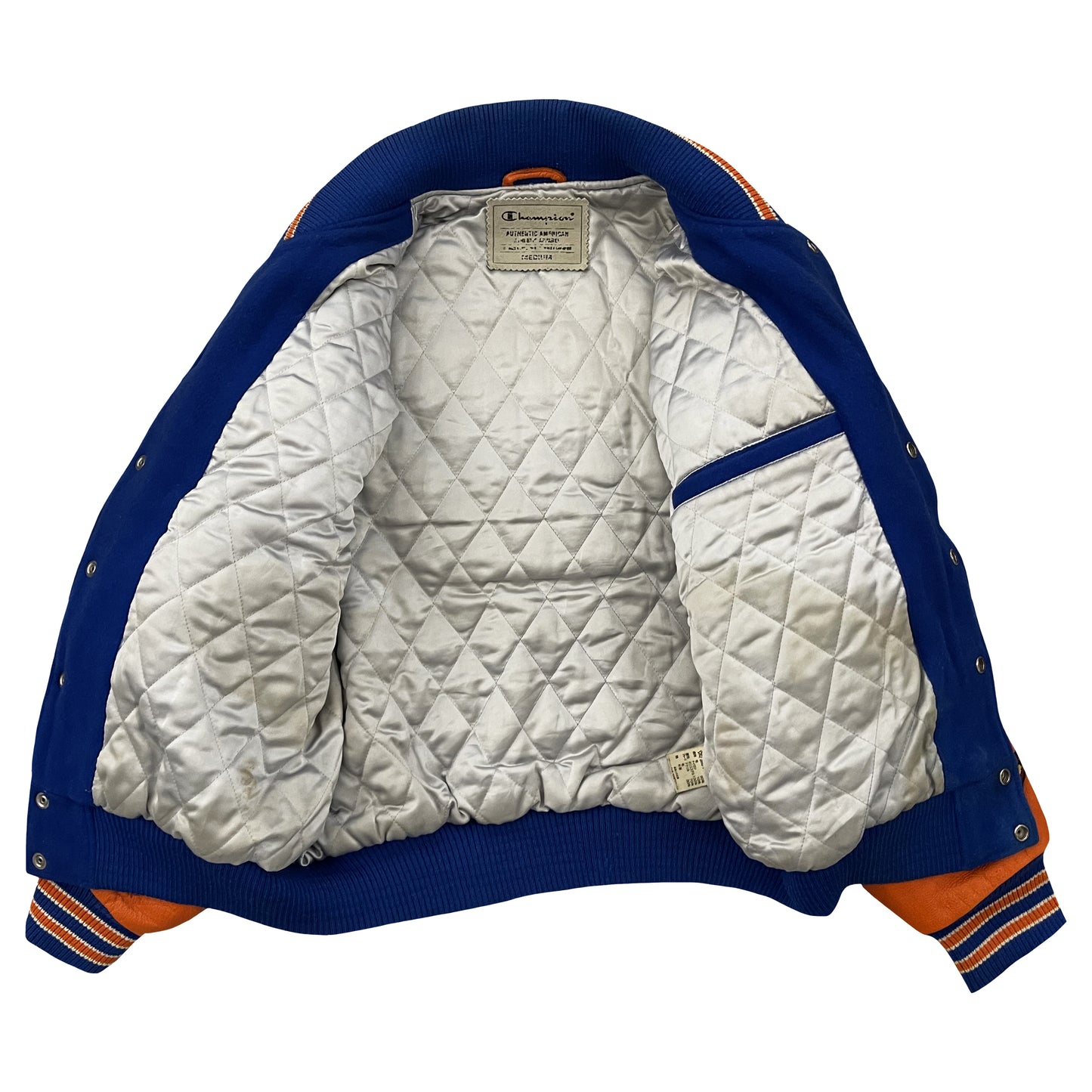 Champion 'Fair and Square Champion' Varsity Jacket - M