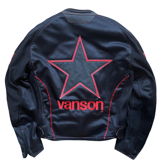 Vanson Leathers Motorcycle Mesh Racing Jacket - S