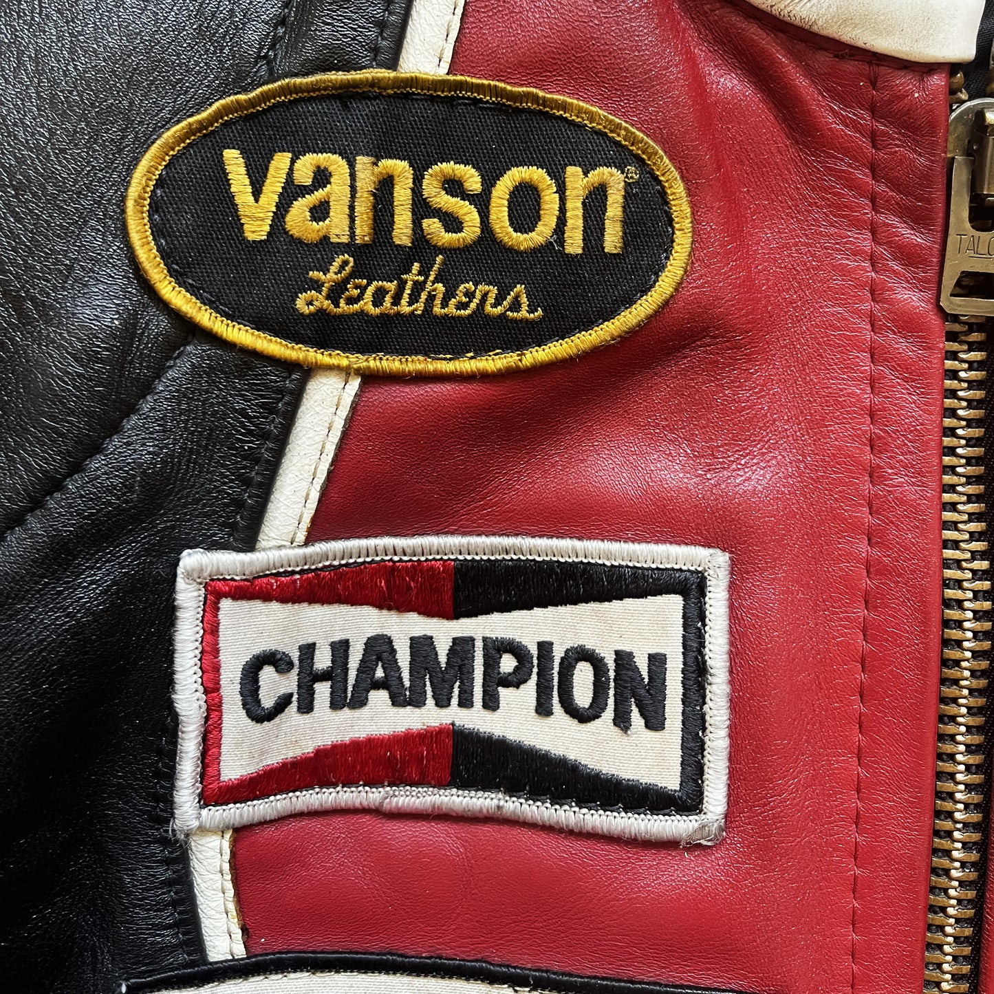 Vanson Leathers One Star Motorcycle Racer Jacket - M