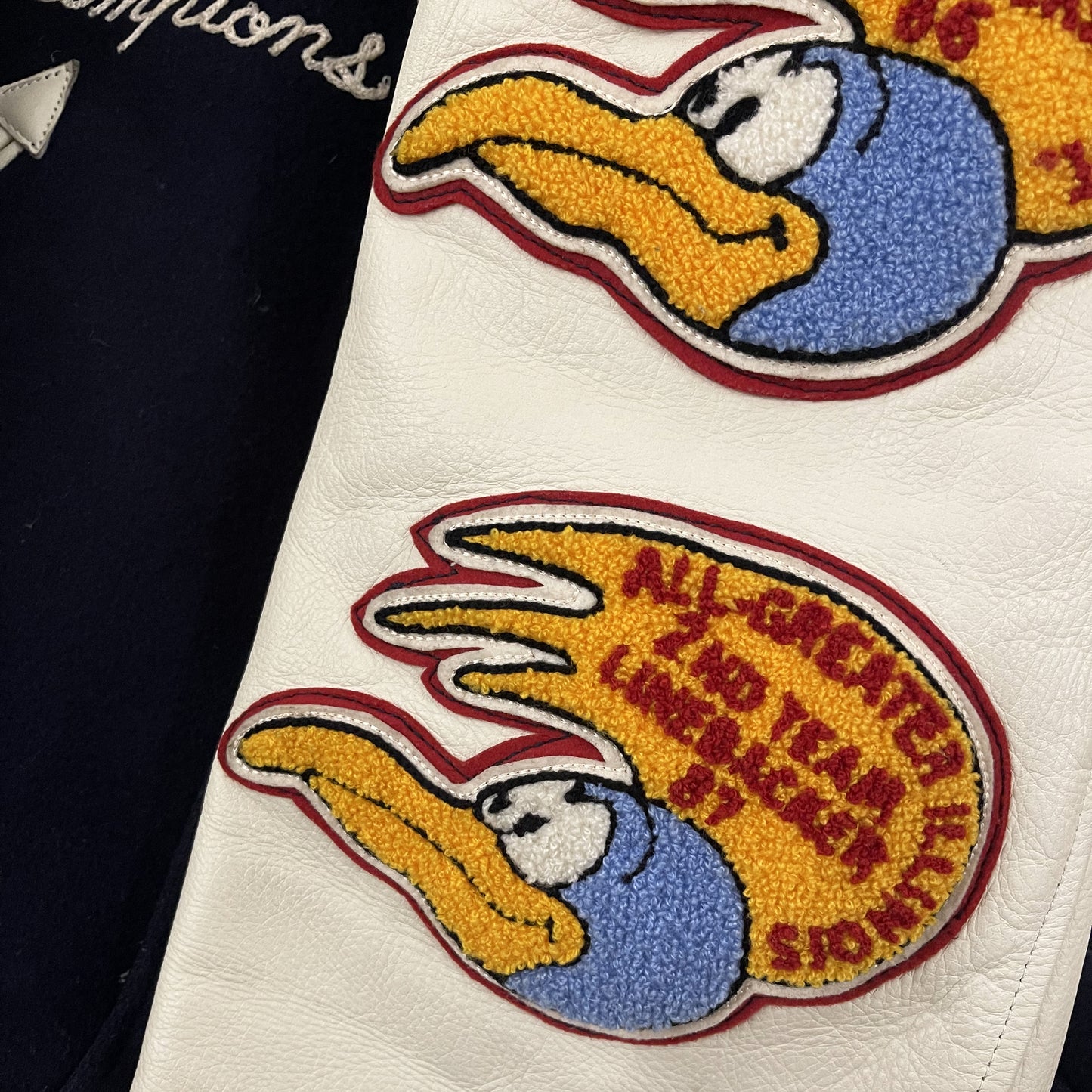 Whitesville 'Bellwood Blue Peckers' Varsity Jacket - XL