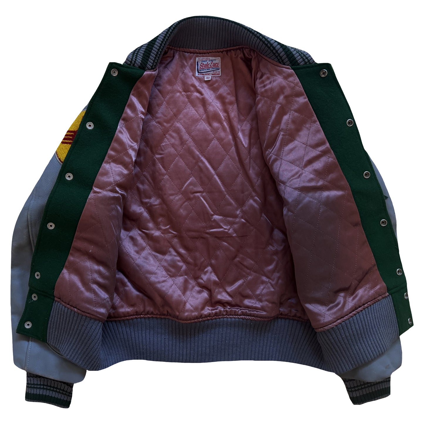 Style Eyes 'Carlsbad Bluecorns' Varsity Jacket - L