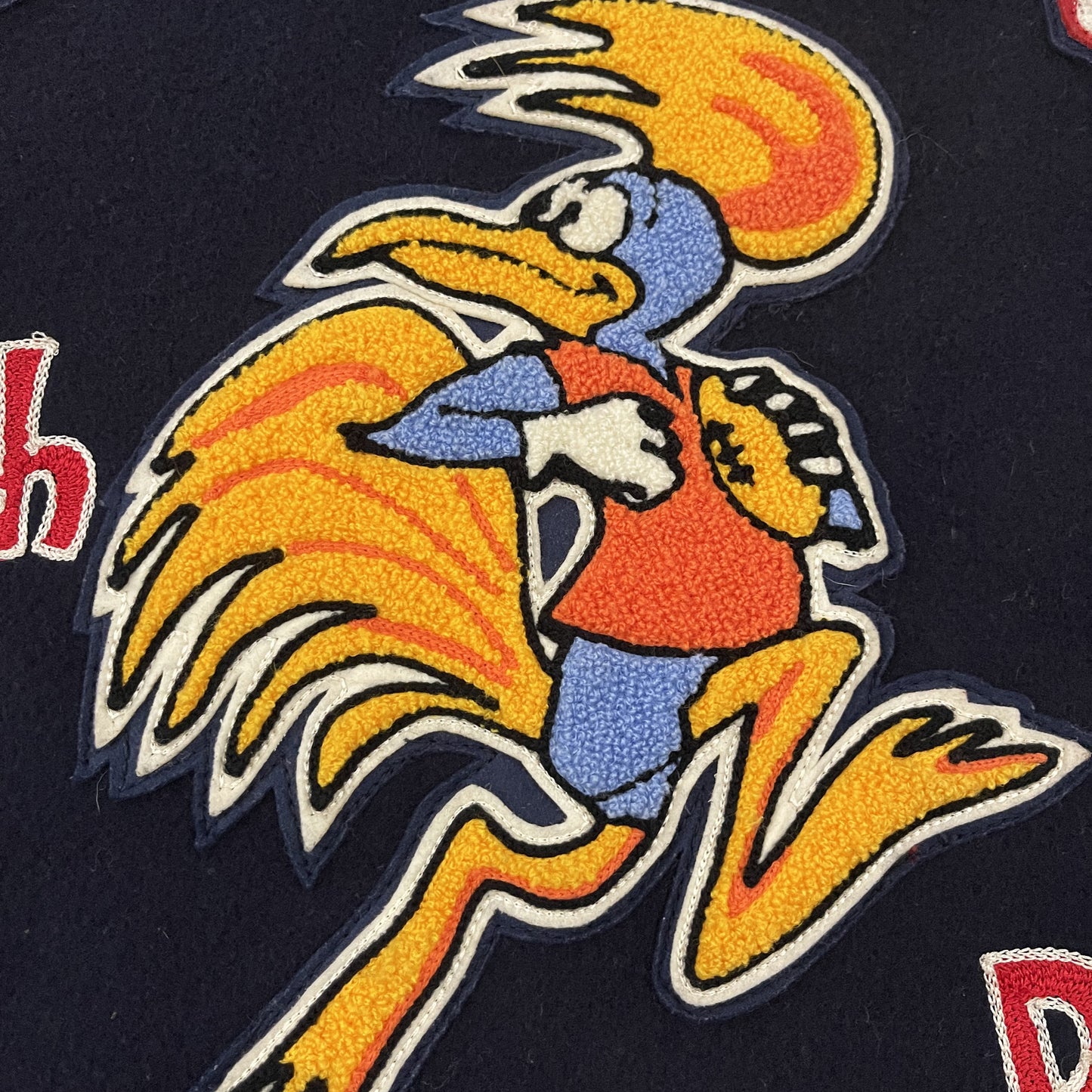 Whitesville 'Bellwood Blue Peckers' Varsity Jacket - XL