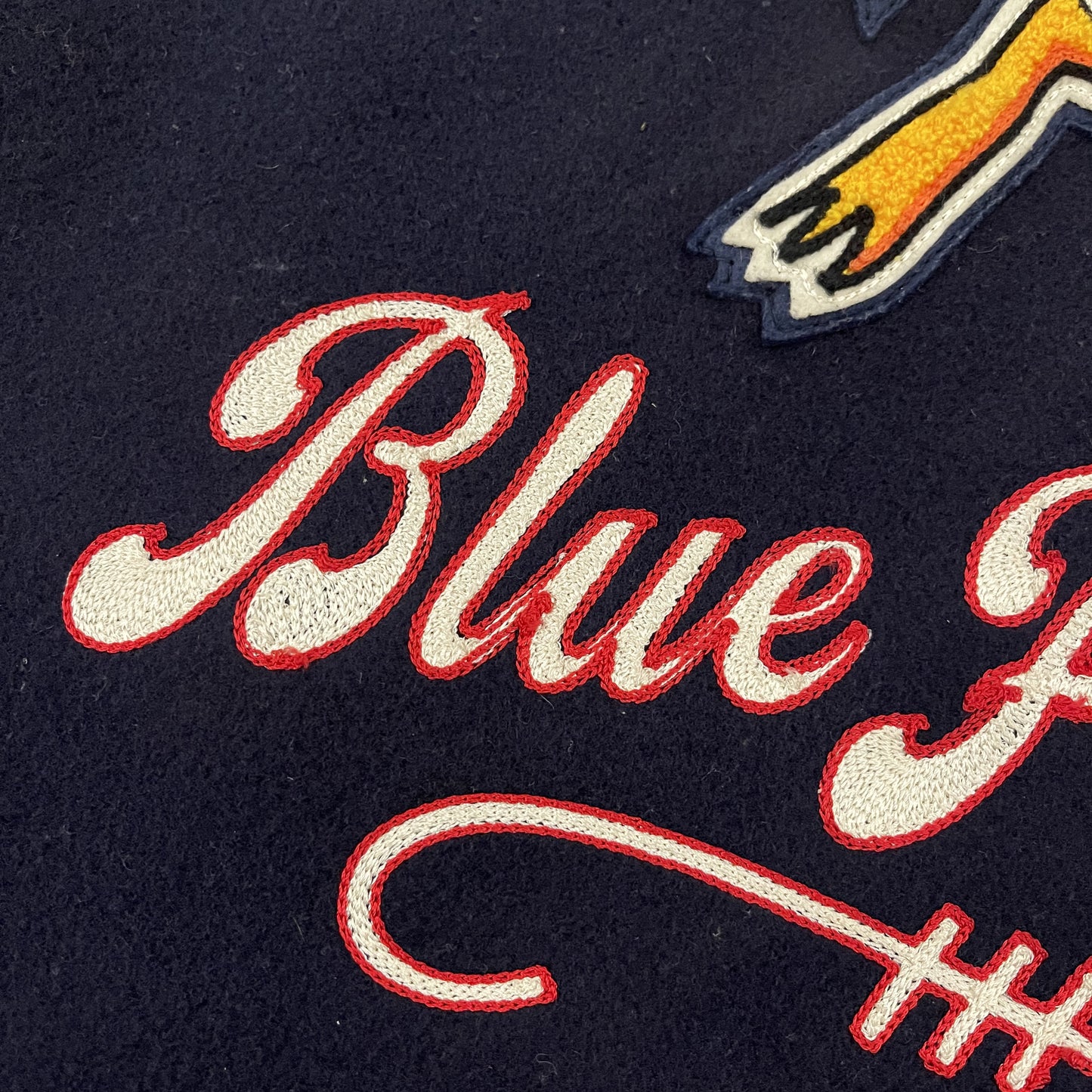 Whitesville 'Bellwood Blue Peckers' Varsity Jacket - XL