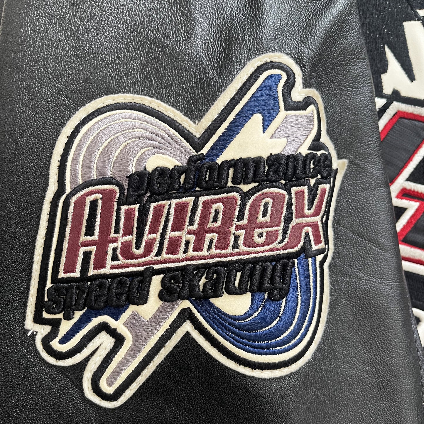 Avirex Leather Varsity Jacket