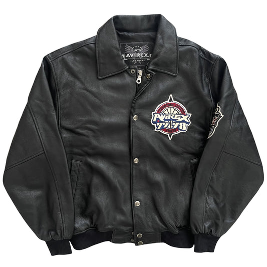 Vintage Avirex Leather Varsity Jacket