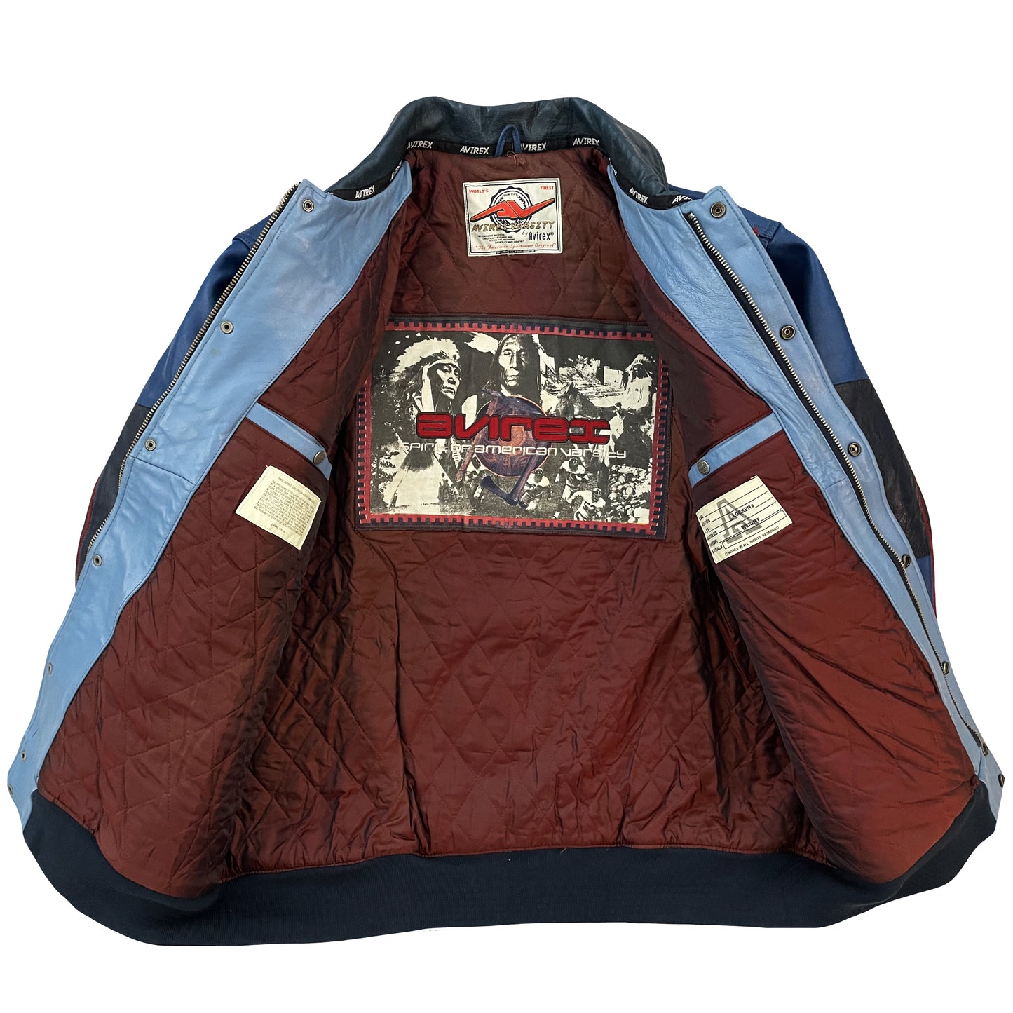 Avirex Leather Varsity Jacket
