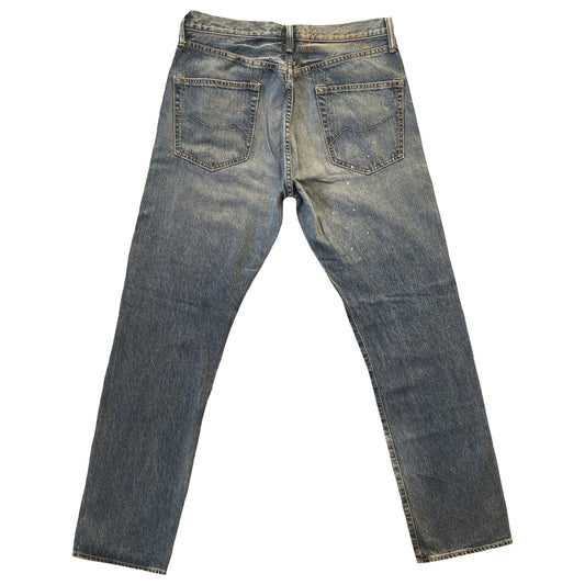 Avirex Type Blue Distressed Boro Jeans - W32"
