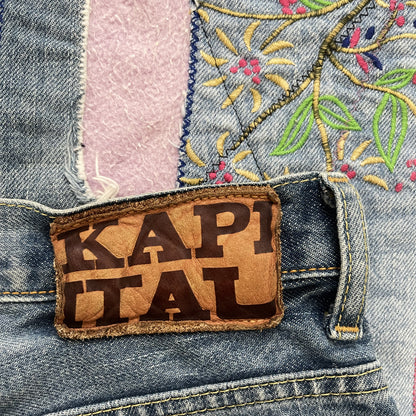 Kapital 14oz Okabilly Gypsy Patchwork Jeans
