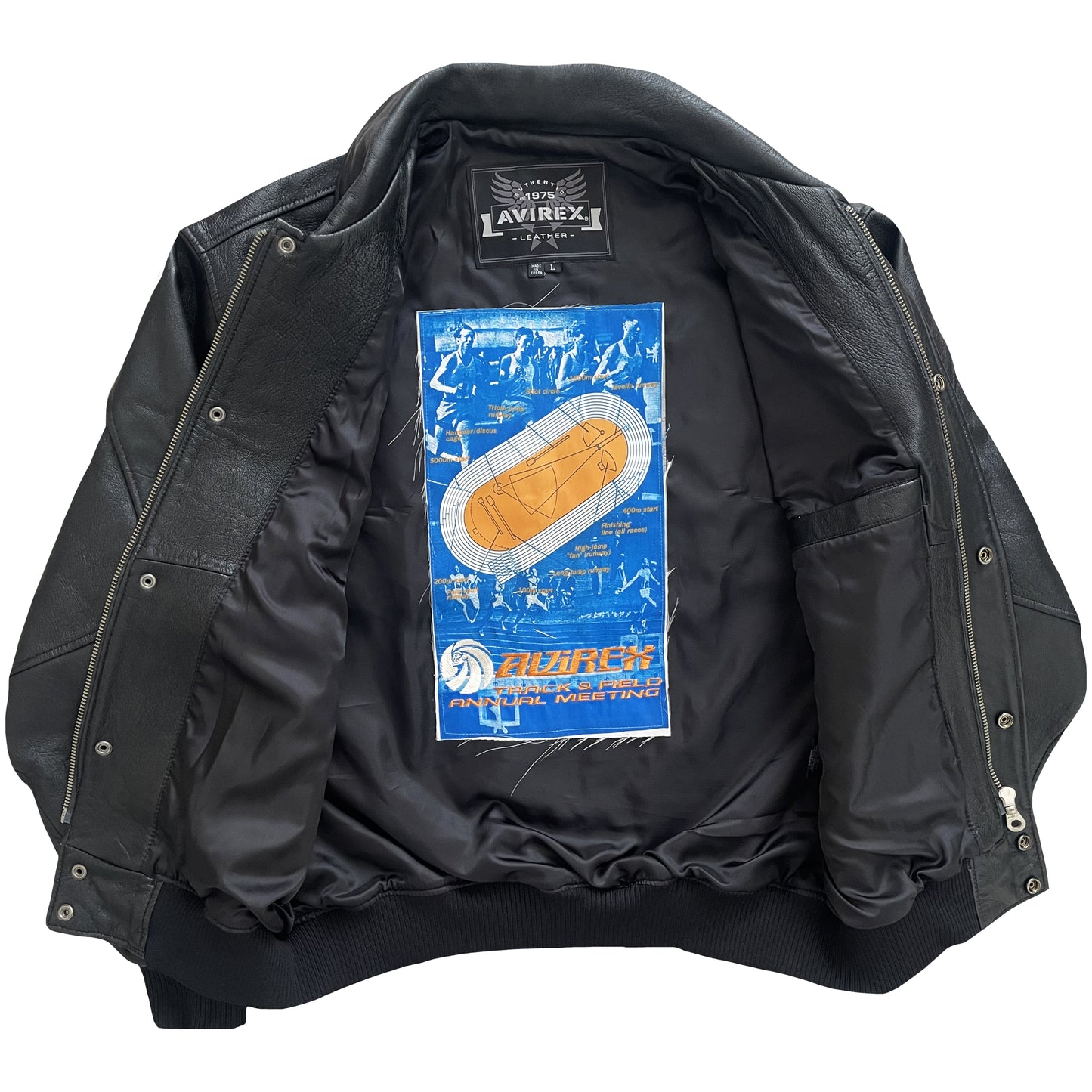 Avirex Leather Varsity Jacket