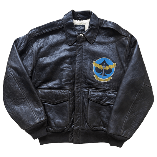 Avirex 'Second Chance' 1992 A2 Leather Flight Jacket - S / M