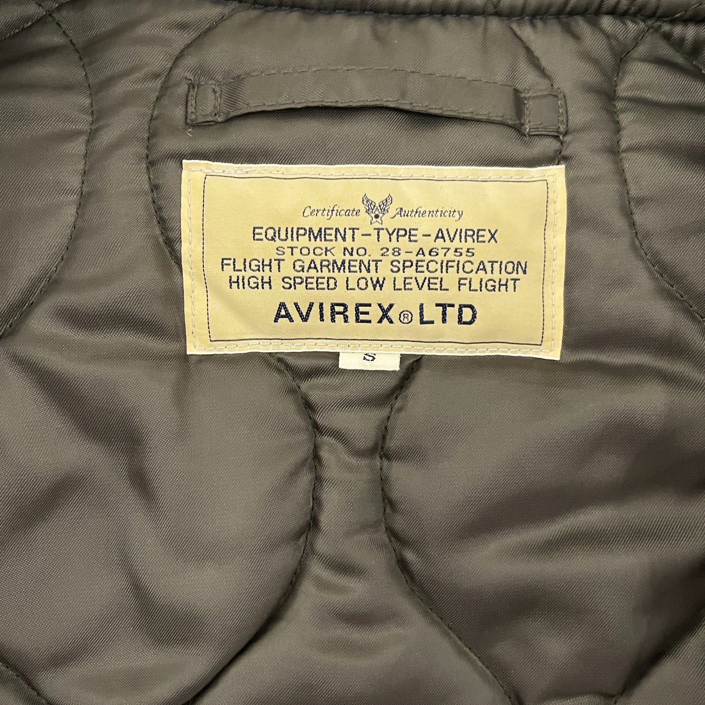 Avirex Japan Dragon MA1 Bomber Jacket - S