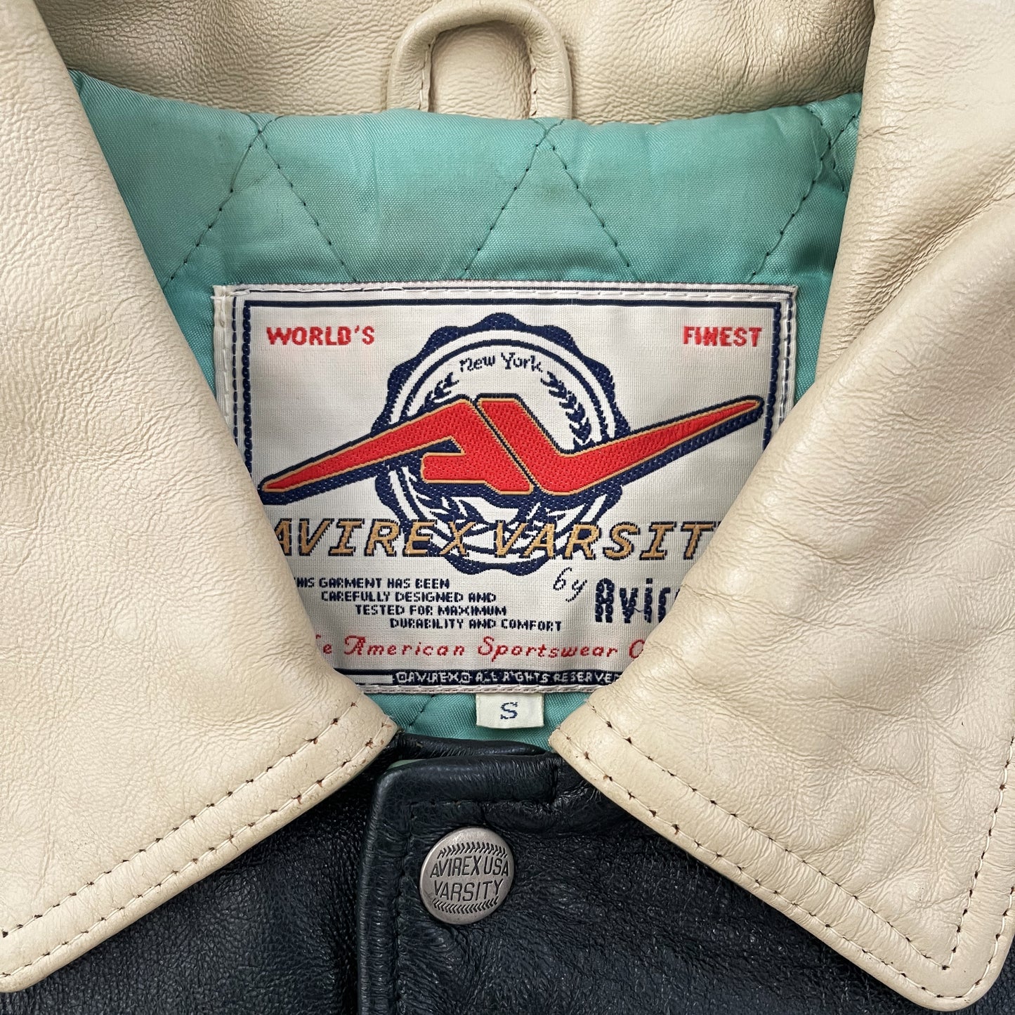 Avirex Leather Varsity Jacket
