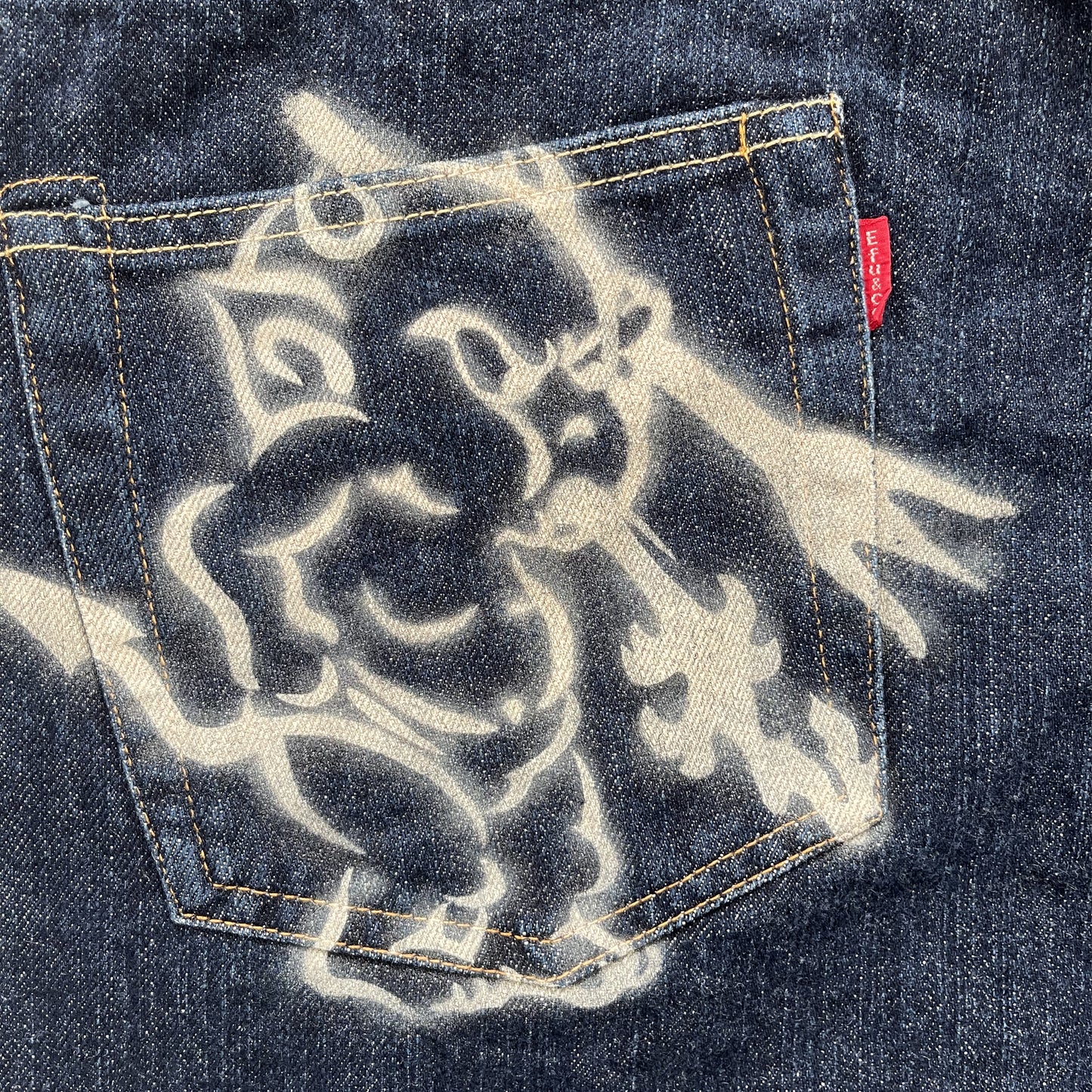 Tedman's Airbrushed Selvedge Jeans
