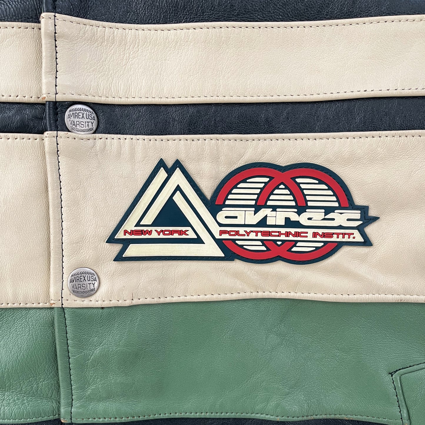 Avirex Leather Varsity Jacket
