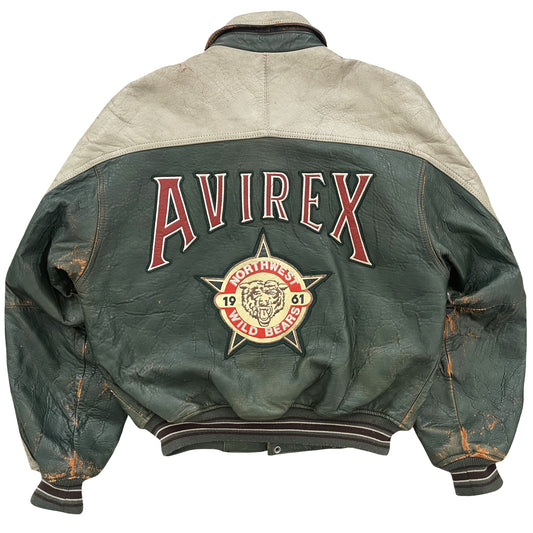 Avirex Leather Varsity Jacket