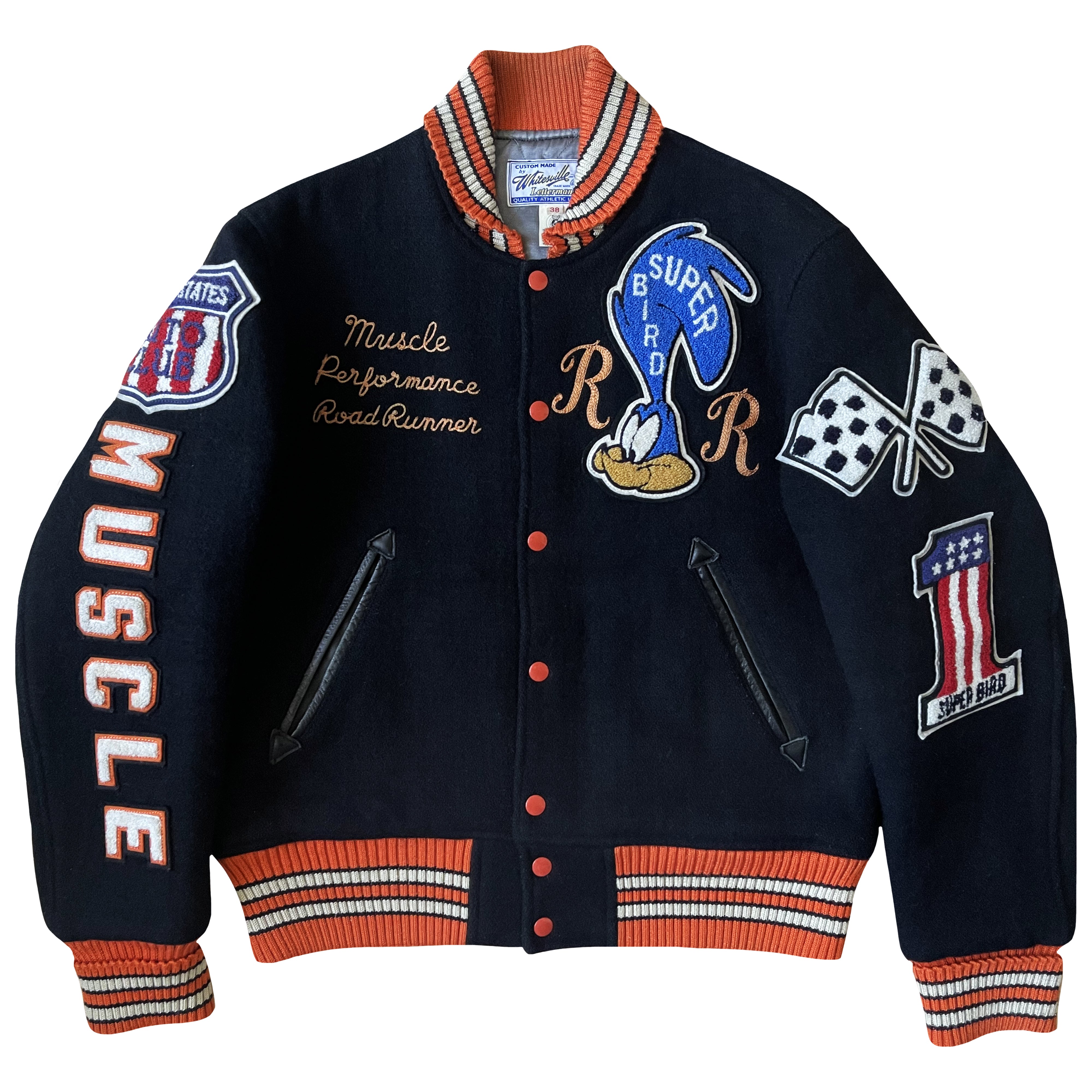 Whitesville Road Runner Drag Race Varsity Jacket - M – The Holy Grail