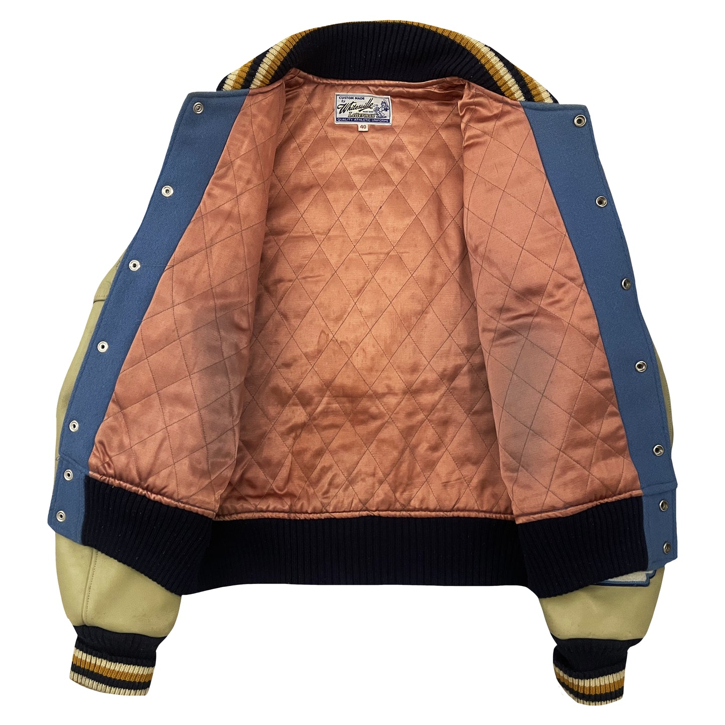 Whitesville 'Wave Junkies' Varsity Jacket - L