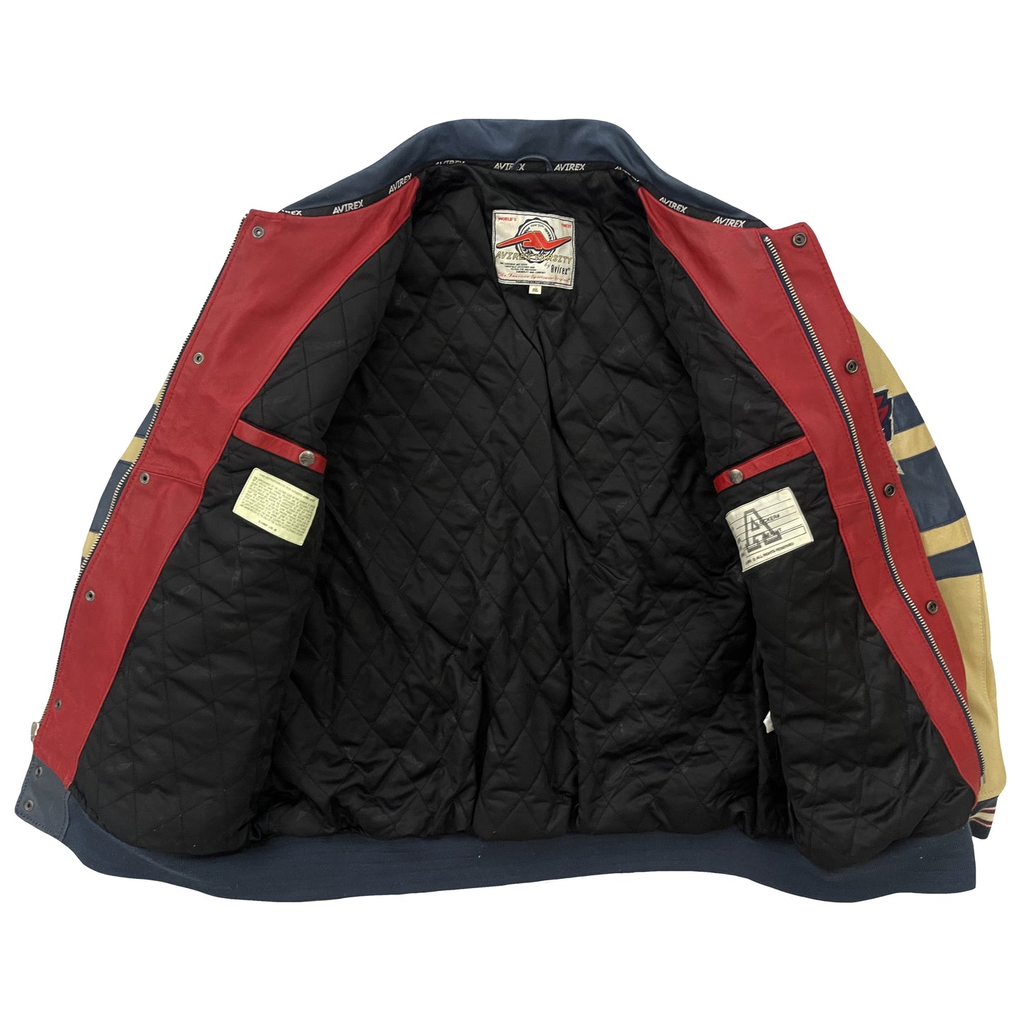 Avirex Leather Varsity Jacket