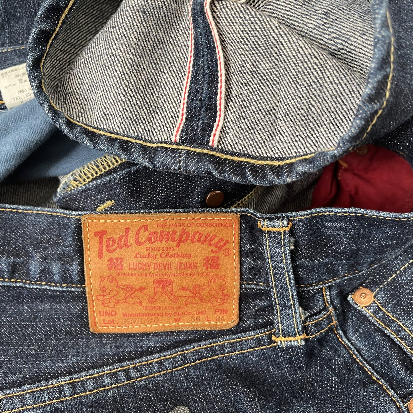 Tedman's Airbrushed Selvedge Jeans