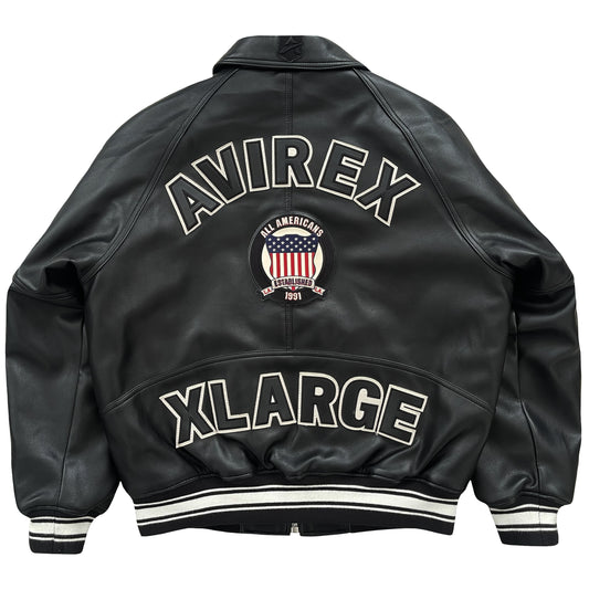 Avirex Icon Leather Varsity Jacket