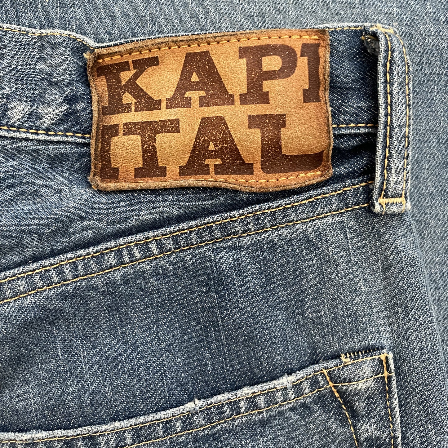 Kapital 14oz Washed Jeans