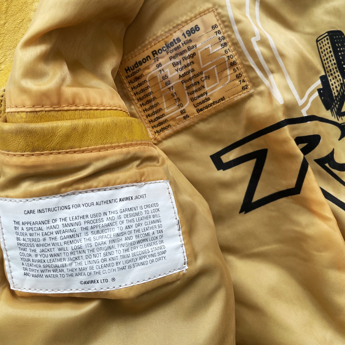 Avirex Leather Varsity Jacket