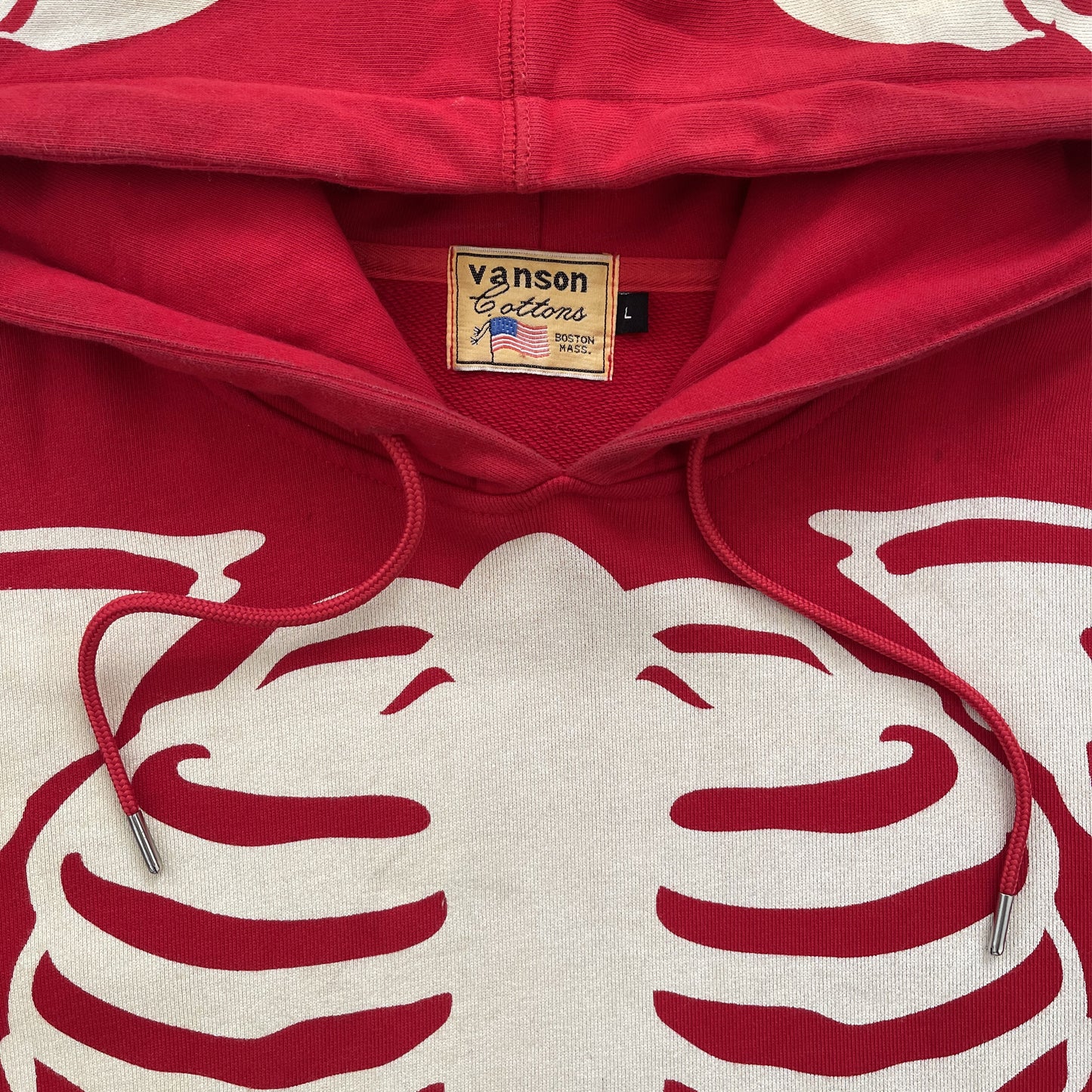 Vanson Leathers Skeleton Hoodie