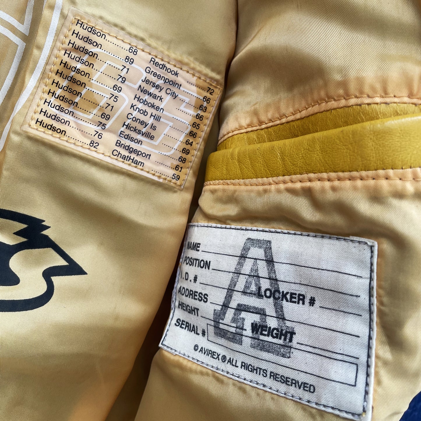 Avirex Leather Varsity Jacket