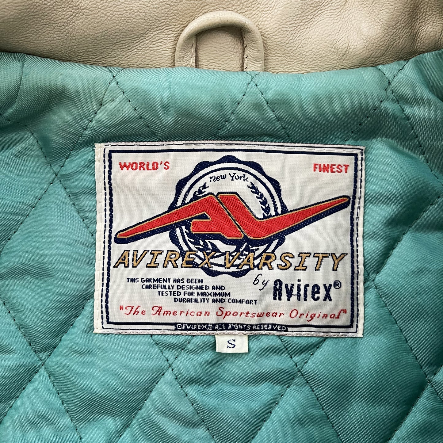 Avirex Leather Varsity Jacket
