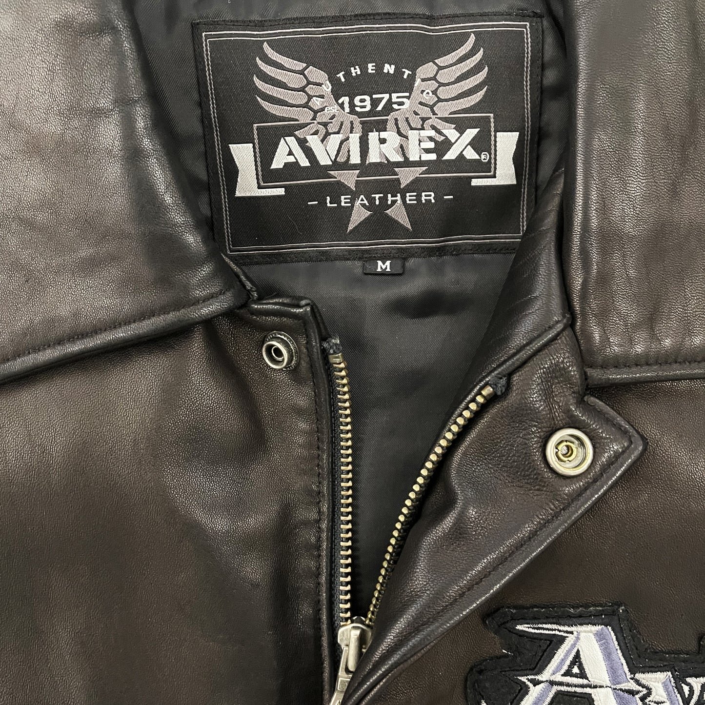 Avirex Leather Varsity Jacket