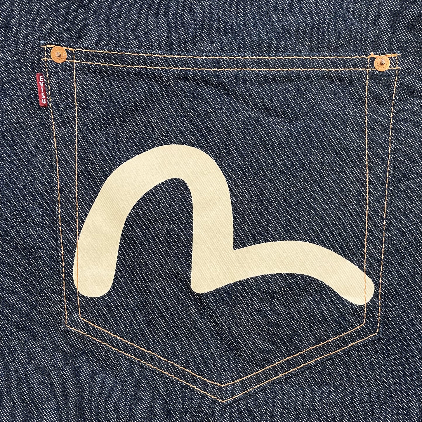 Evisu Denim Shoulder Bag
