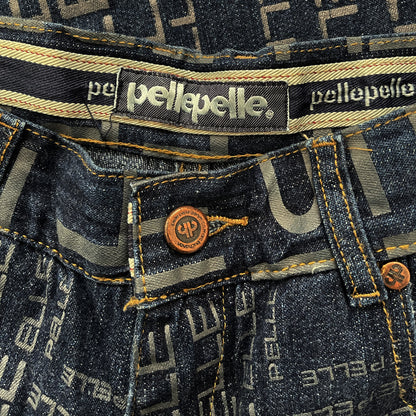 90's Pelle Pelle Monogram Jeans
