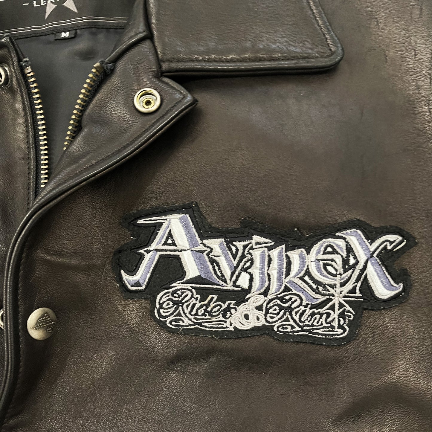 Avirex Leather Varsity Jacket