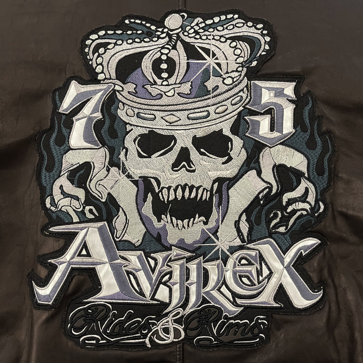 Avirex Leather Varsity Jacket